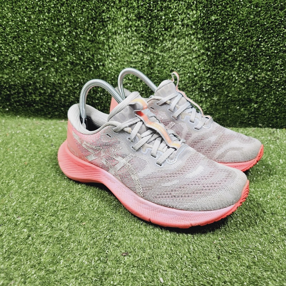 Asics  Gel Nimbus Lite 2 Light Grey Pink Athletic Running Sneakers Womens‎ 7.5
